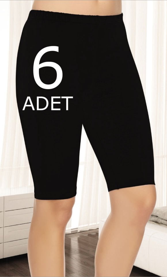 Tutku Elit 2103 Modal Elastan Kısa Bayan Tayt 6 lı