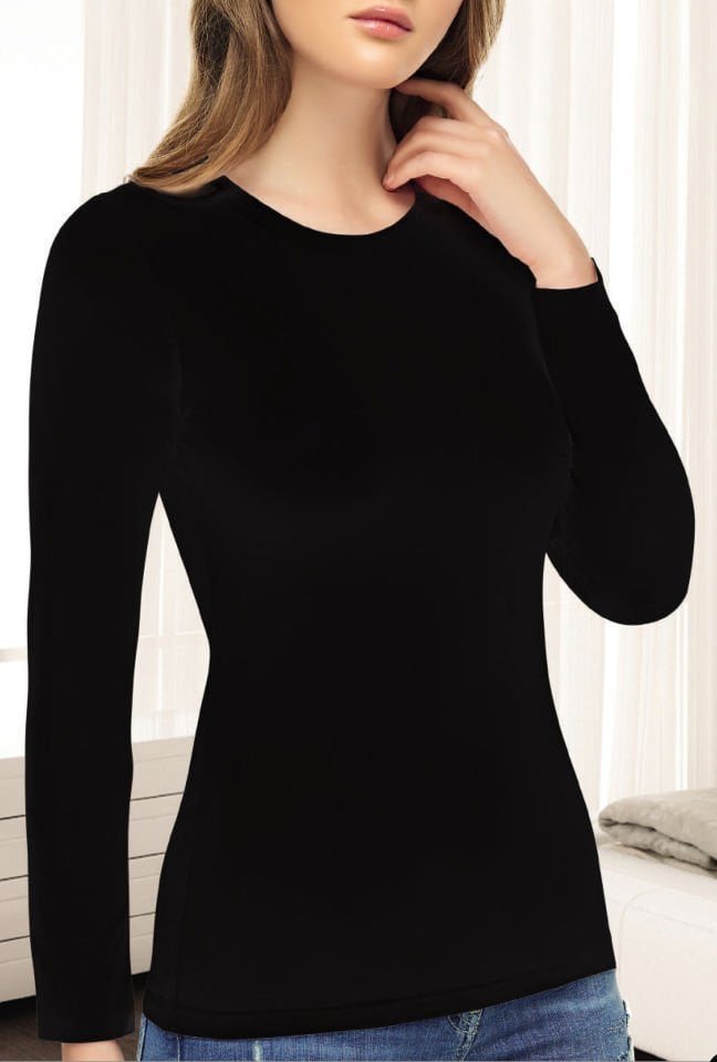 Tutku Elit 2203 Elastan Uzun Kol Bayan Badi