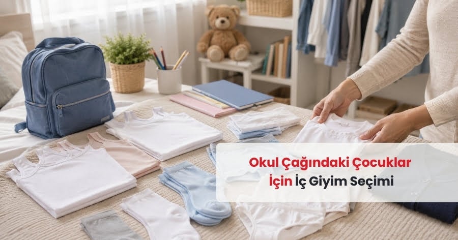 Okul Çağındaki Çocuklar İçin İç Giyim Seçimi