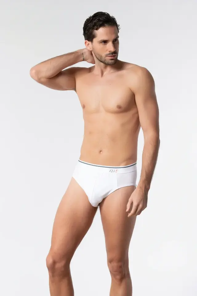 Tutku Elit 1351 Elastan Likralı İnce Kemer Slip 3 lü Paket