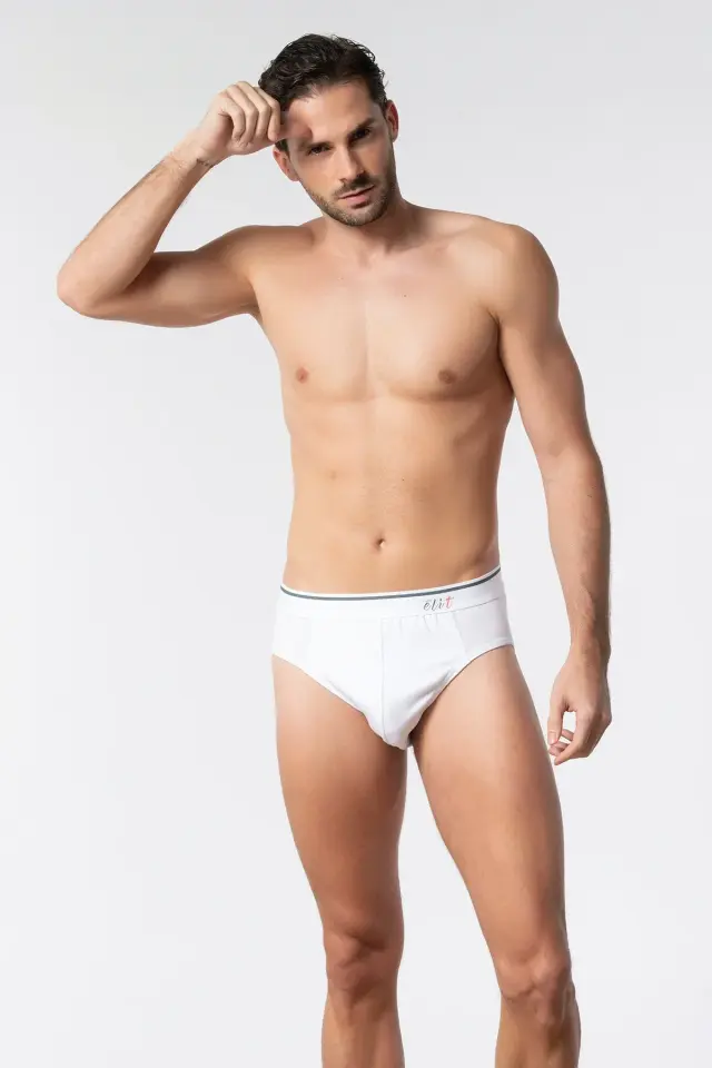 Tutku Elit 1351 Elastan Likralı İnce Kemer Slip 6 lı Paket