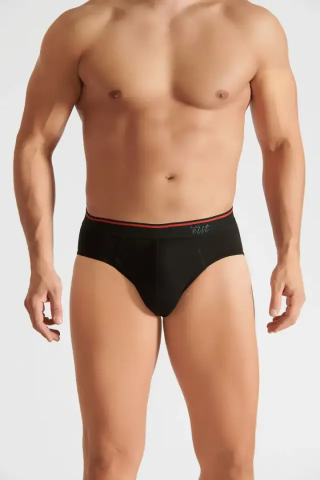 Tutku Elit 1351 Elastan Likralı İnce Kemer Slip 6 lı Paket