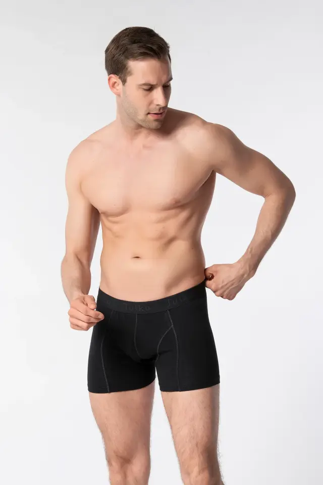 Tutku 3 lü Paket Likralı Vücudu Saran Erkek Boxer