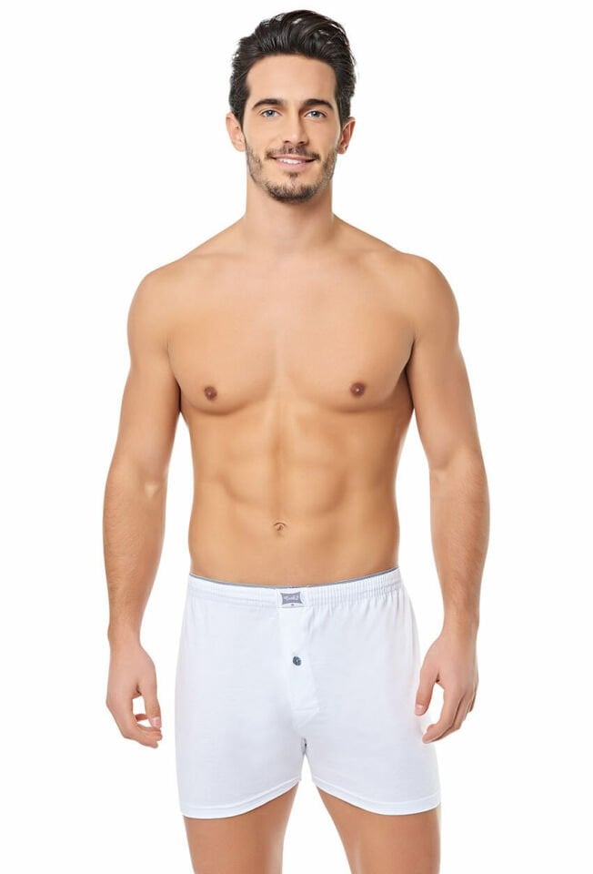 Tutku Bol Kesim Havlu Bel Erkek Boxer Şort