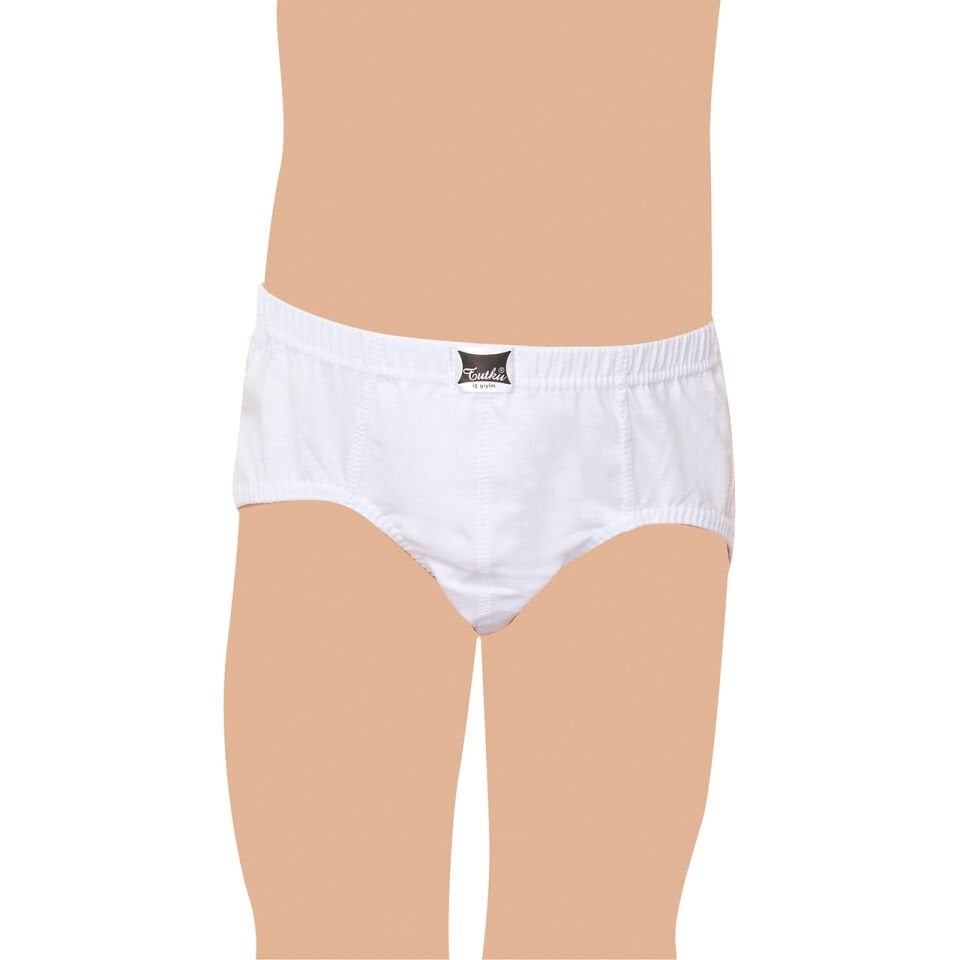 Tutku 3 lü Paket Penye %100 Pamuk  Erkek Çocuk Slip Külot