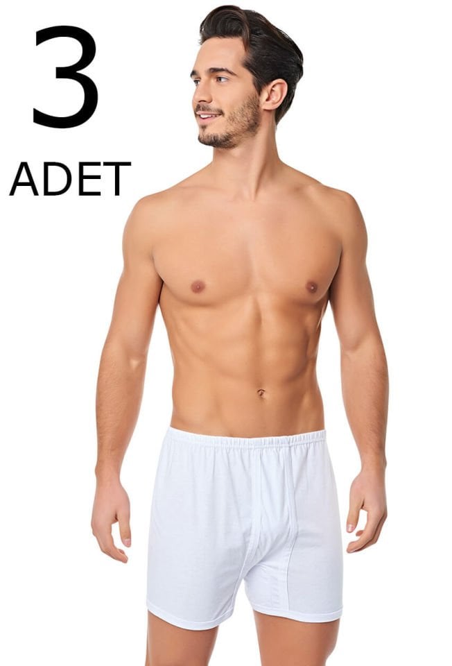 Tutku 3 lü Paket PENYE %100 Pamuk Erkek Paçalı (ARJANTİN) Külot