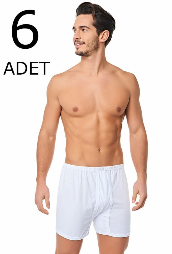Tutku 6 lı Paket PENYE %100 Pamuk Erkek Paçalı ( ARJANTİN )Külot
