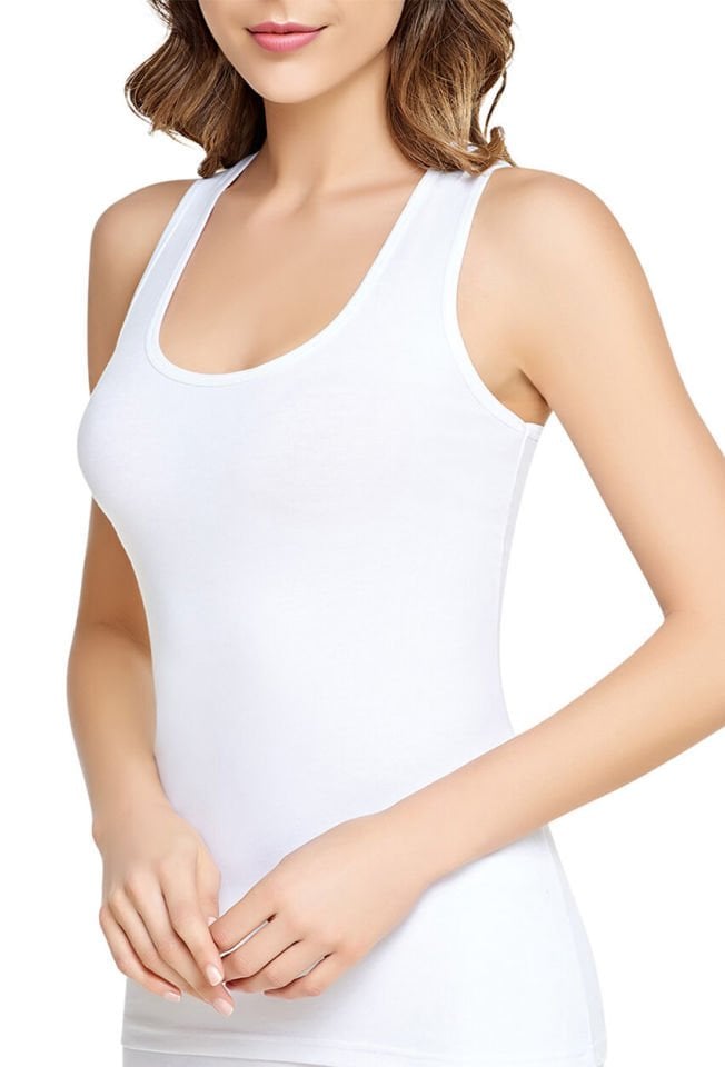 Tutku Likralı  Klasik Geniş Askılı Kadın Atlet