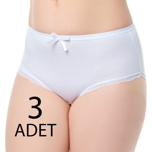 Tutku Elit 2402 Kadın Bato (Geniş Kesim) Külot 3 lü Paket