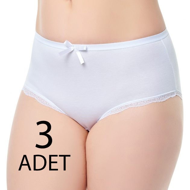 Tutku Elit 2402 Kadın Bato (Geniş Kesim) Külot 3 lü Paket
