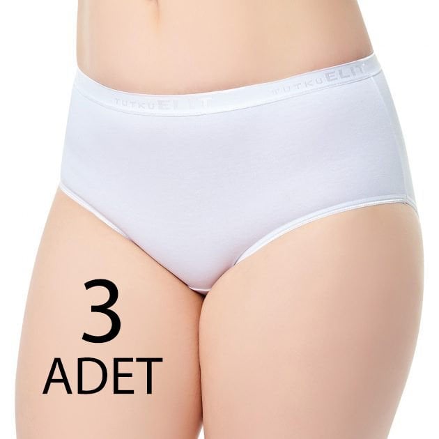 Tutku Elit 2403 Kadın Bato (Geniş Kesim) Külot 3 lü Paket
