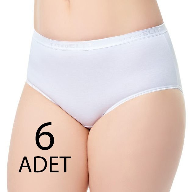 Tutku Elit 2403 Kadın Bato (Geniş Kesim) Külot 6 lı Paket