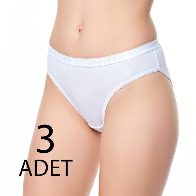 Tutku Elit 2702 Kadın Bikini Külot 3 lü Paket
