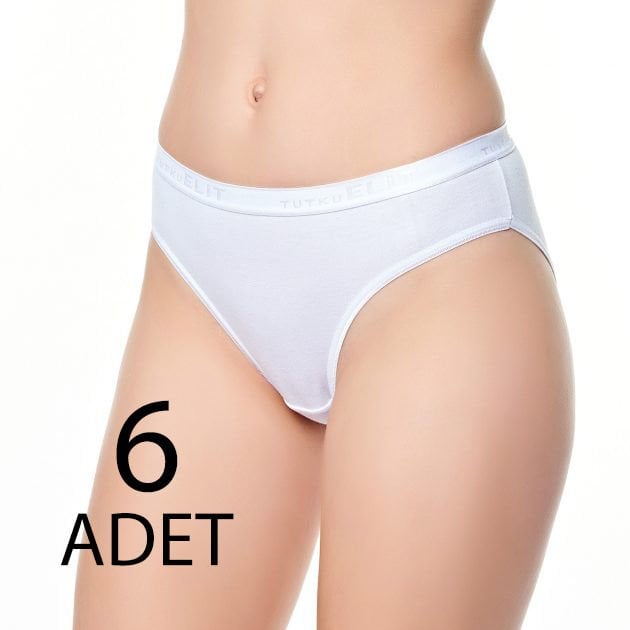 Tutku Elit 2702 Kadın Bikini Külot 6 lı Paket