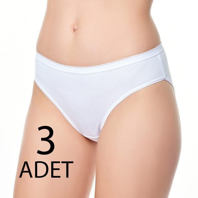 Tutku Elit 2703 Kadın Bikini Külot 3 lü Paket