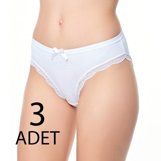 Tutku Elit 2701 Kadın Bikini Külot 3 lü Paket