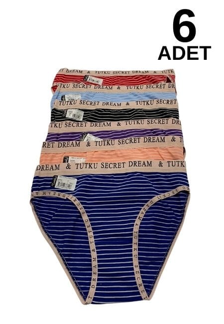Tutku 583 Diana Kadın Bikini Külot 6 lı Paket