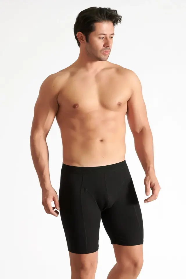 Tutku Elit 1253 Tekli Paket Vücudu Saran Uzun Likralı Boxer