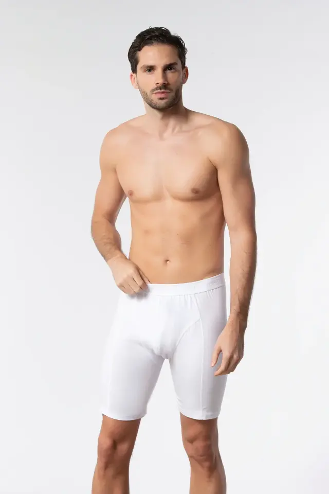 Tutku Elit 1253 6 lı Paket Vücudu Saran Uzun Likralı Boxer