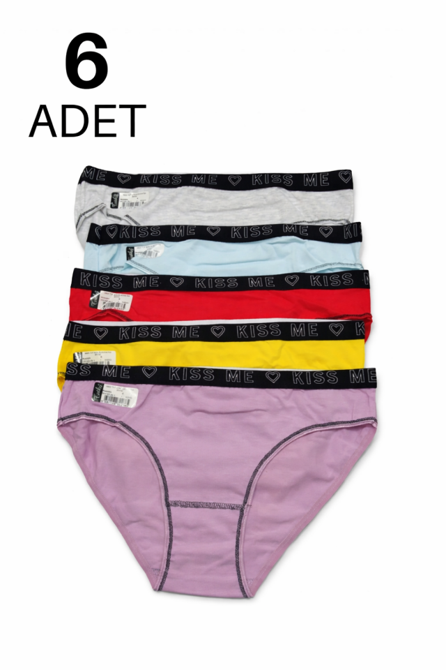 Tutku 602 Kleopatra Kadın Bikini Külot 6 lı Paket