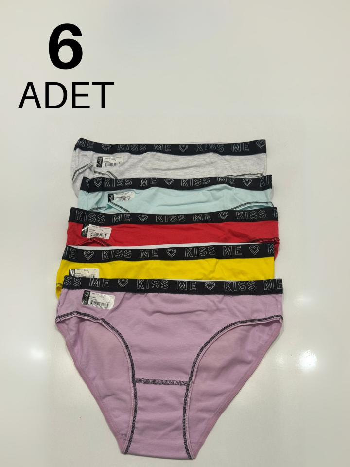 Tutku 602 Kleopatra Kadın Bikini Külot 6 lı Paket