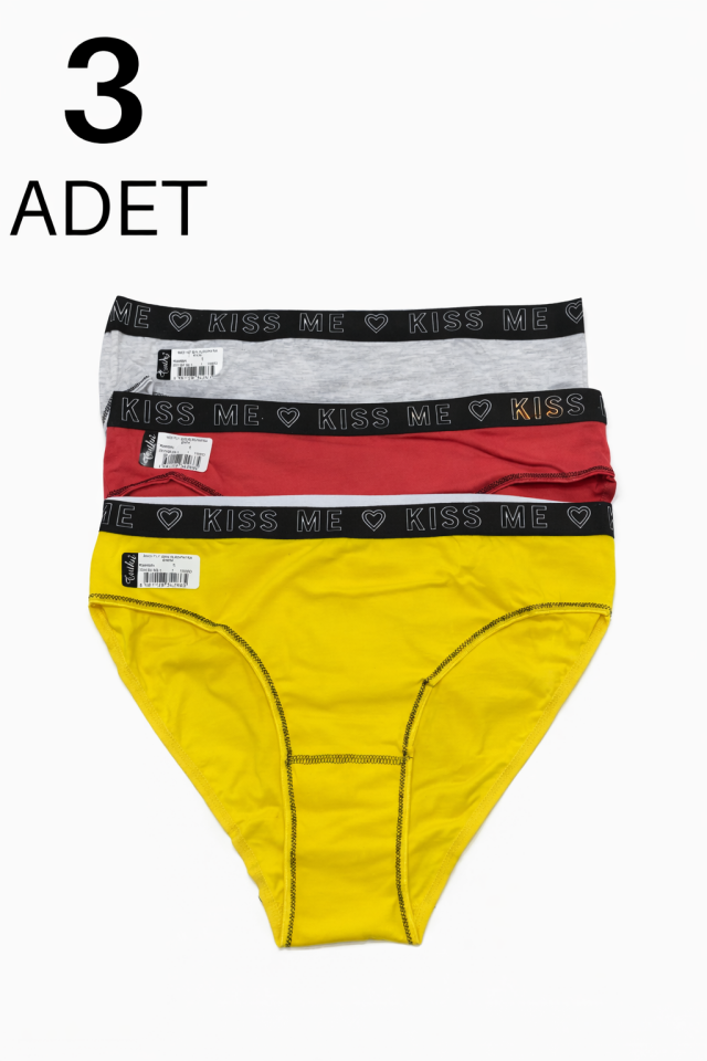 Tutku 602 Kleopatra Kadın Bikini Külot 3 lü Paket