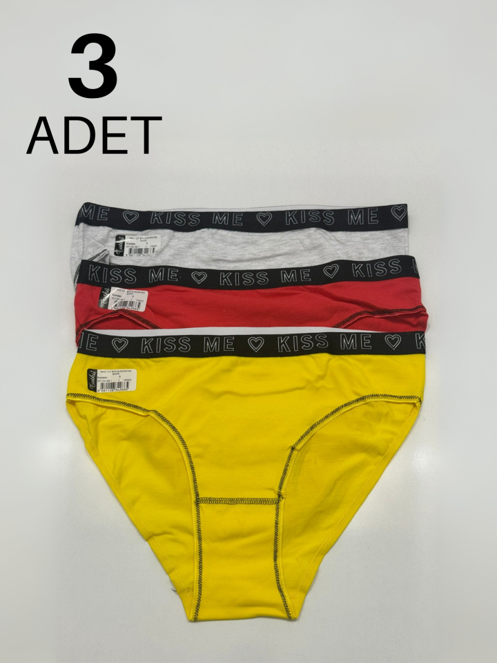 Tutku 602 Kleopatra Kadın Bikini Külot 3 lü Paket