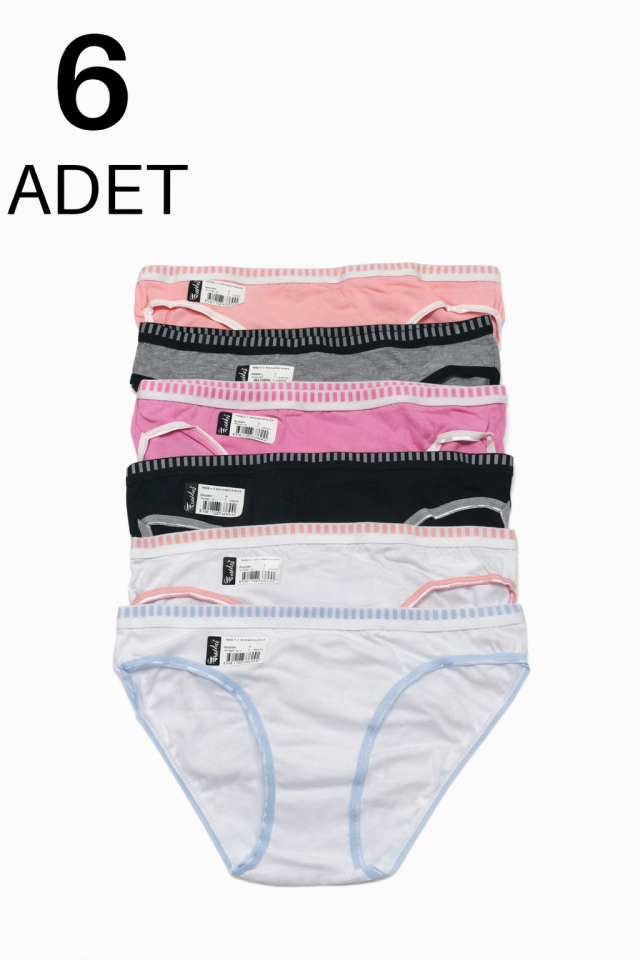 Tutku 568 Marta Kadın Bikini Külot 6 li Paket