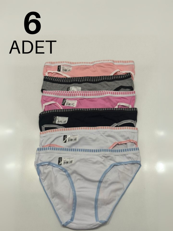 Tutku 568 Marta Kadın Bikini Külot 6 li Paket