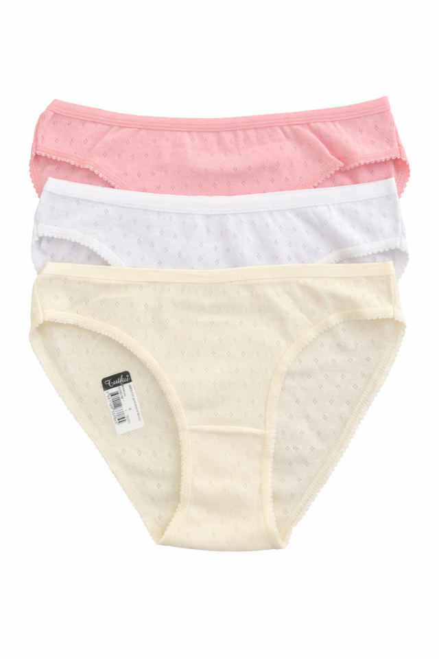 Tutku 553 Sofia Kadın Bikini Külot 3 lü Paket