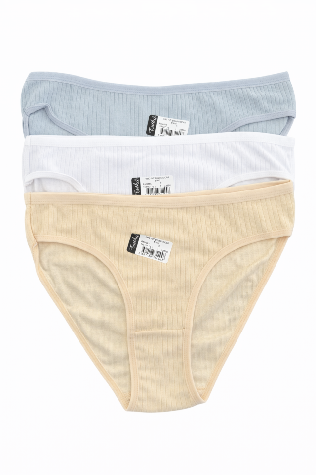 Tutku 592 Pandora Kadın Bikini Külot 3 lü Paket