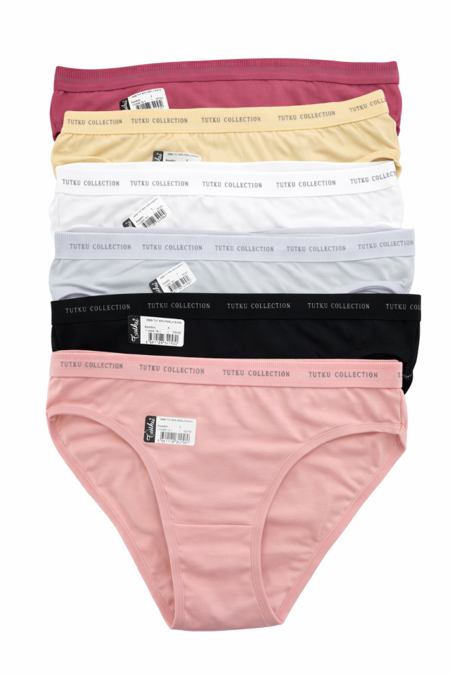 Tutku 599 Perla Kadın Bikini Külot 6 lı Paket